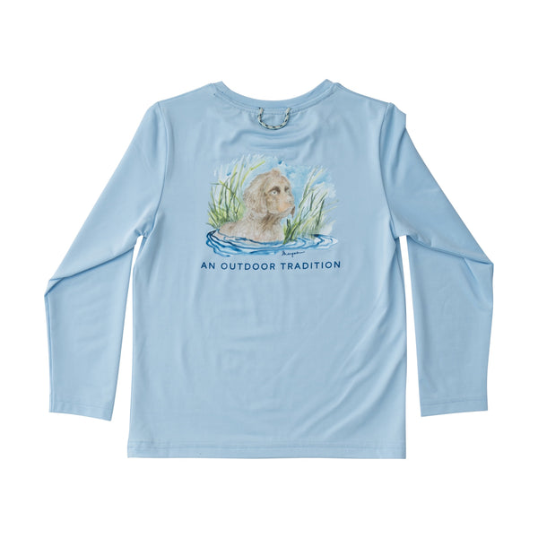 Pro Performance Fishing T-shirt- Clear Sky