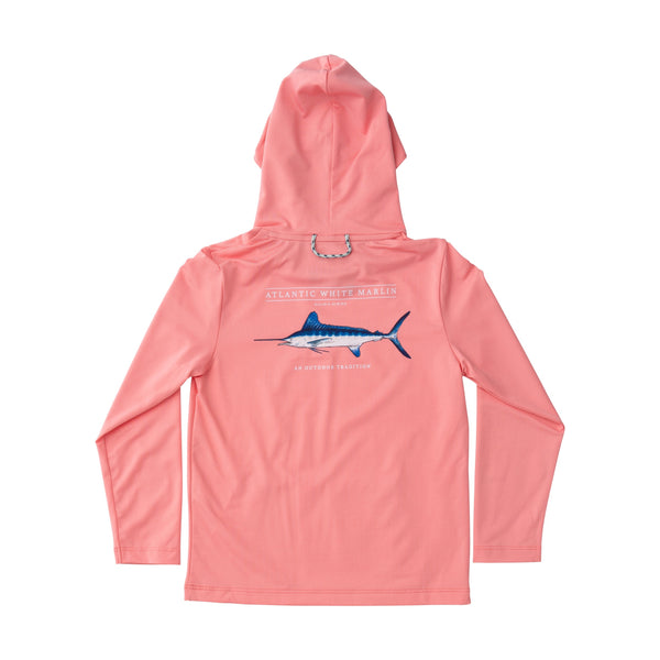 Pro Performance Hoodie T-shirt- Flamingo Pink