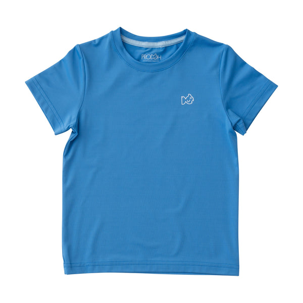 Pro Performance Fishing T-Shirt- Boat/Marina Blue