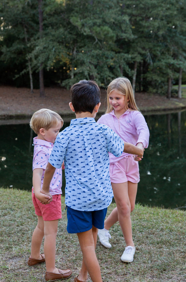 Fishing Shirt- Clear Sky Fish Print