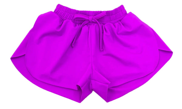 Purple Butterfly Shorts