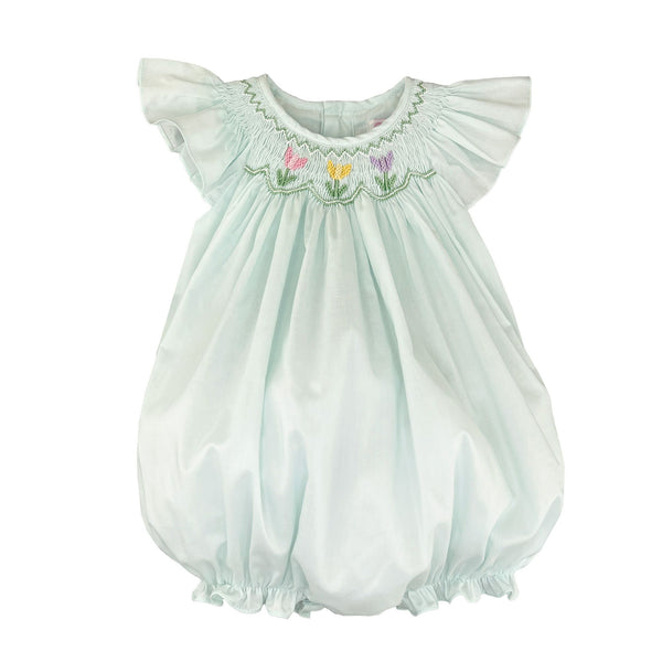 Trio Tulip Smocked Bubble