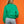 Emerald Green Oversized Rhinestone Bow Sweatshirt- (Women's)