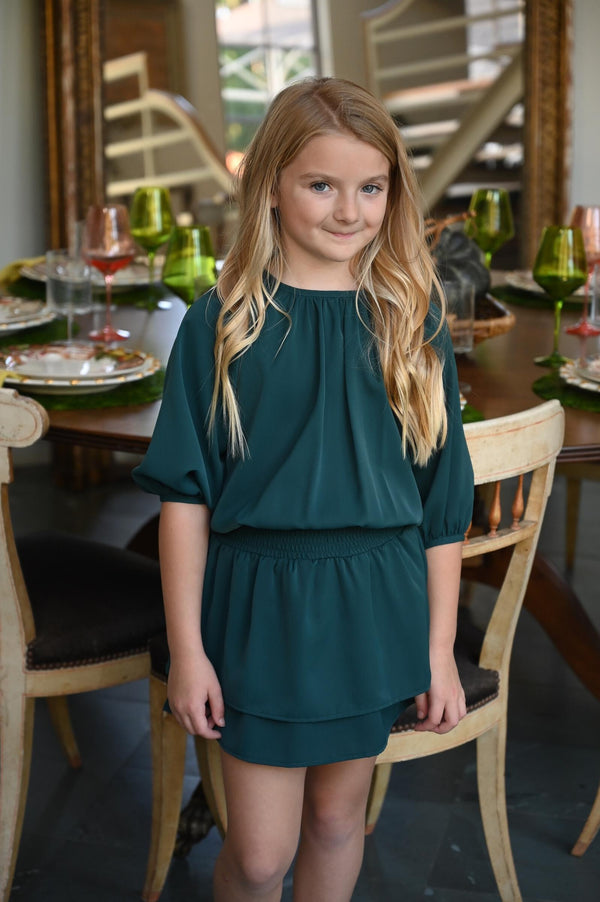 Rory Dress- Dark Green