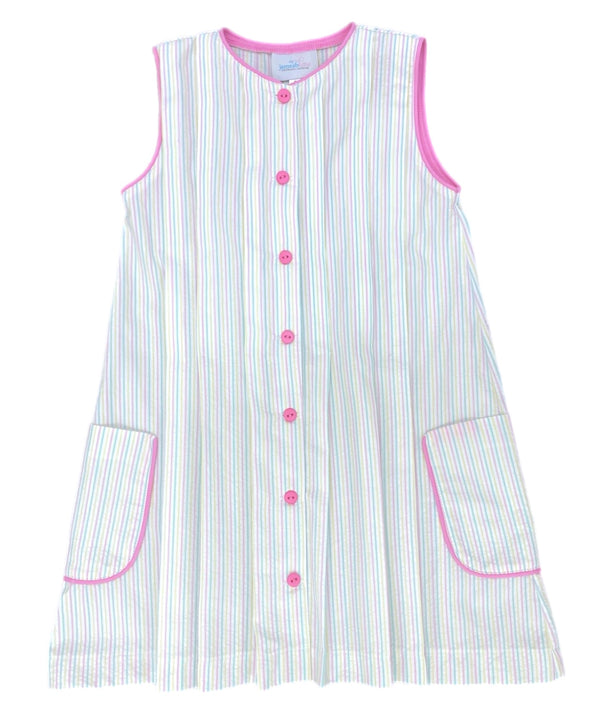 Spring Seersucker Stripe Reagan Dress