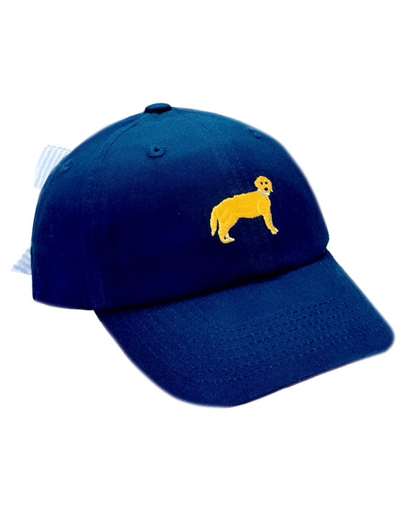 Dog Bow Baseball Hat