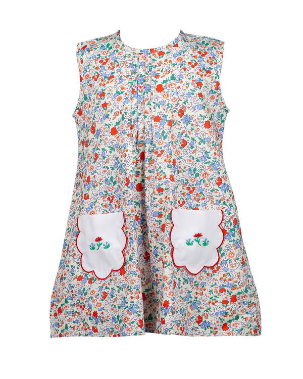 Rosie Red Floral Aline Dress