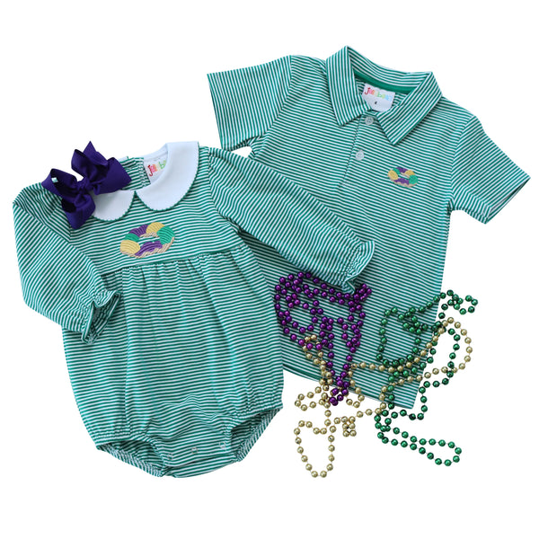 King Cake Embroidery Polo