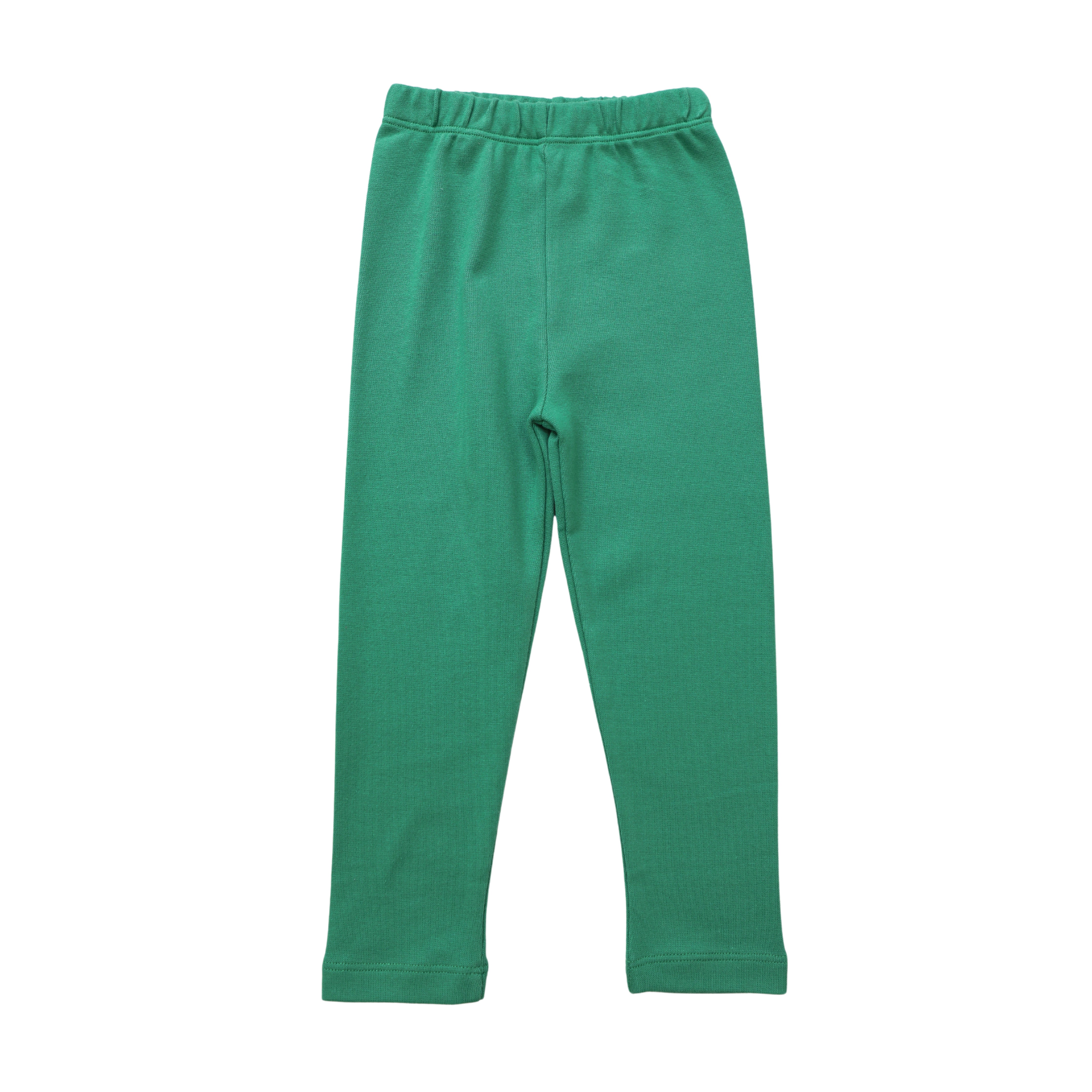 Ribbed cotton leggings - Petrol green - Kids | H&M IN