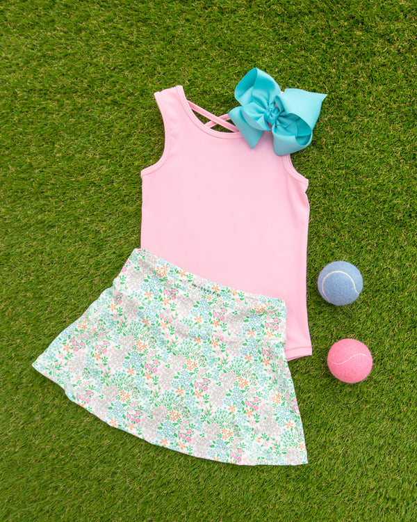 Ditsy Floral Tennis Skort