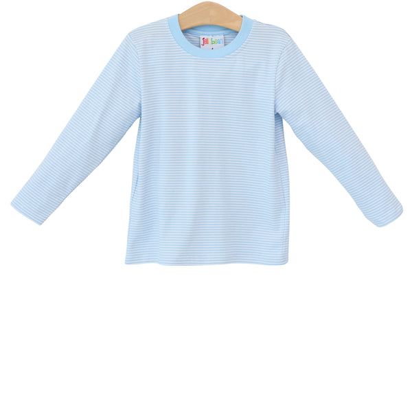 Graham LS Shirt- Light Blue Stripe