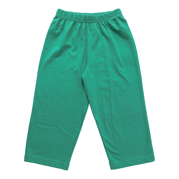 Jersey Solid Pants- Green