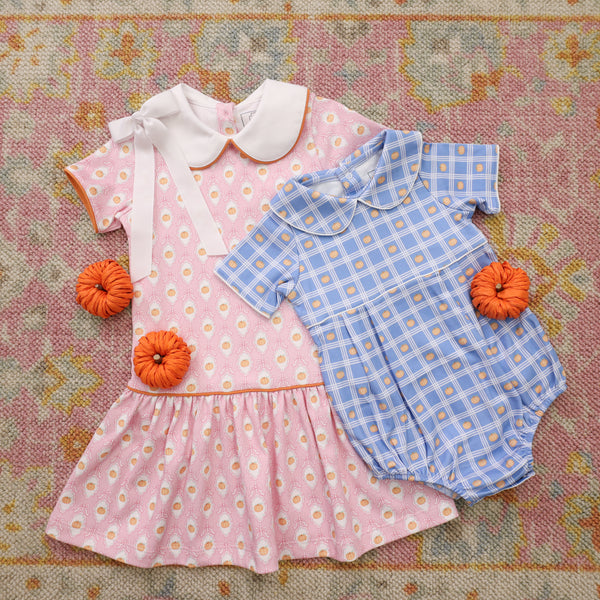 Palmer Bubble- Pumpkin Plaid