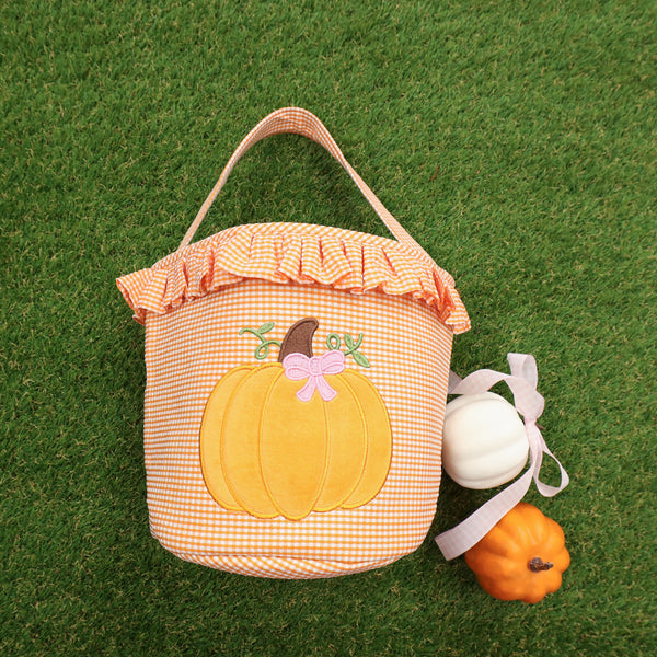 Ruffled Pumpkin Tote