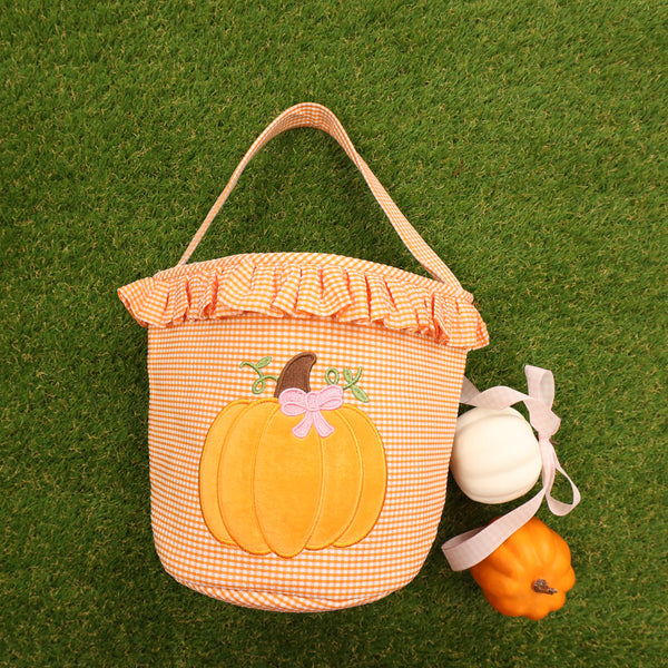 Ruffled Pumpkin Tote