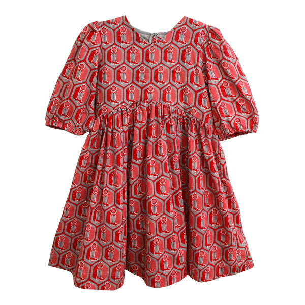 Lotus Boot Print Dress- Roll Tide