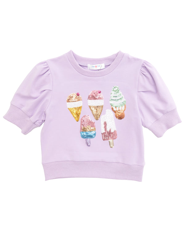 Sequin Ice Cream Cone Shirt