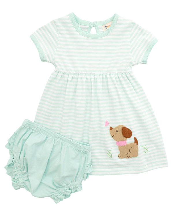 Butterfly Kisses and Puppy Wishes Dress Set