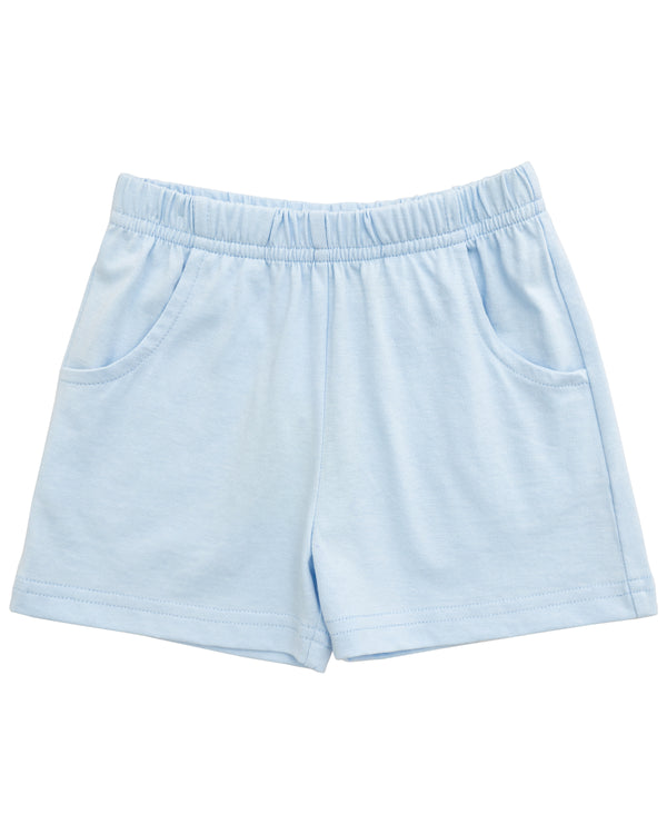 Light Sky Blue Jersey Shorts