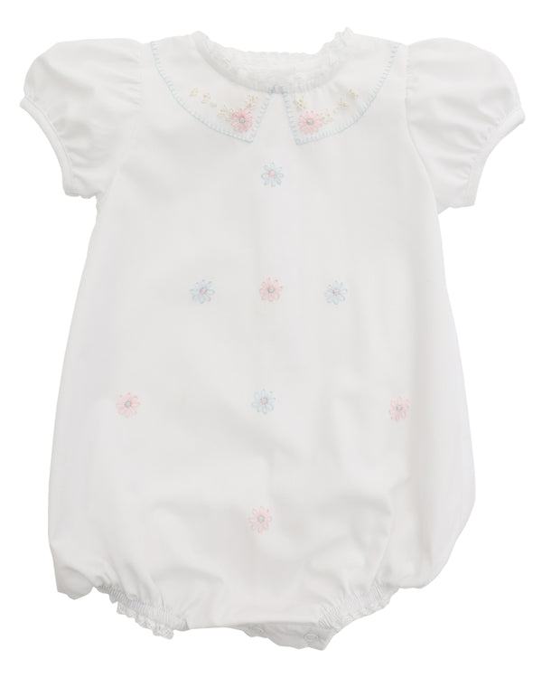 Ashtyn Bubble- Blessings White/Blue