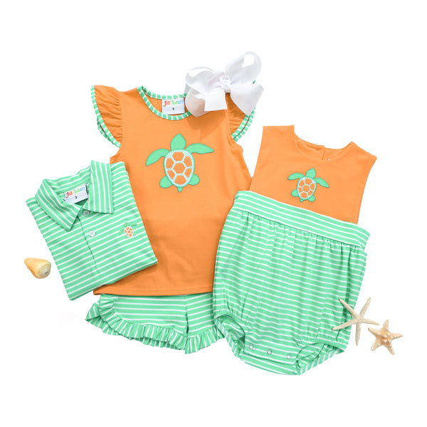 Sea Turtle Flutter Short Set