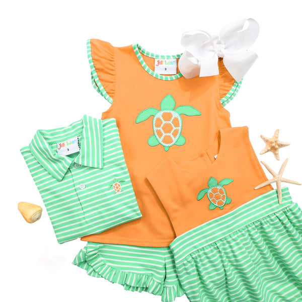 Sea Turtle Flutter Short Set