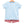 Drew Short Set- Light Blue with Red Stripe