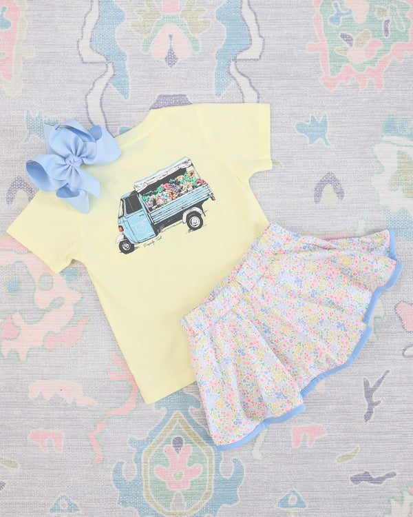 Fresh Florals SS- Light Yellow