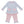 Heart Pocket Ruffle Pants Set- Blue/Pink