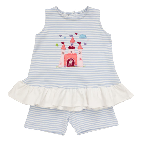 Storybook Castle Ruffle Short Set