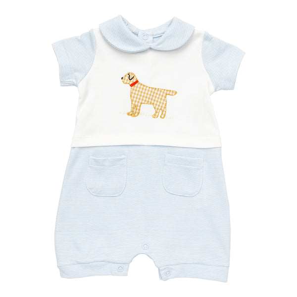 Winston Dog Peter Pan Romper