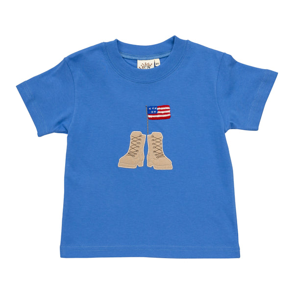 Soldier Boots w/ American Flag Shirt