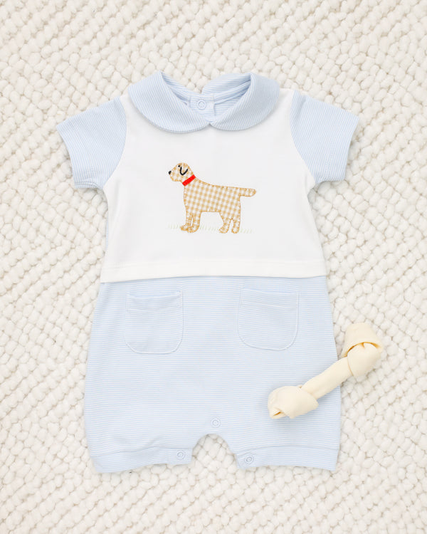 Winston Dog Peter Pan Romper