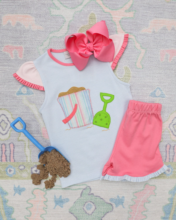 Beach Toys Ruffle Short Set