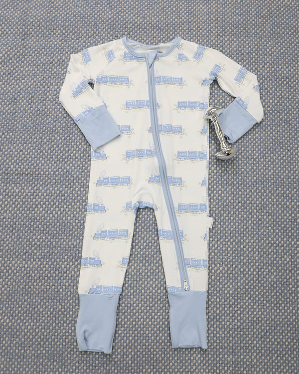 Train Sleep Zip Romper