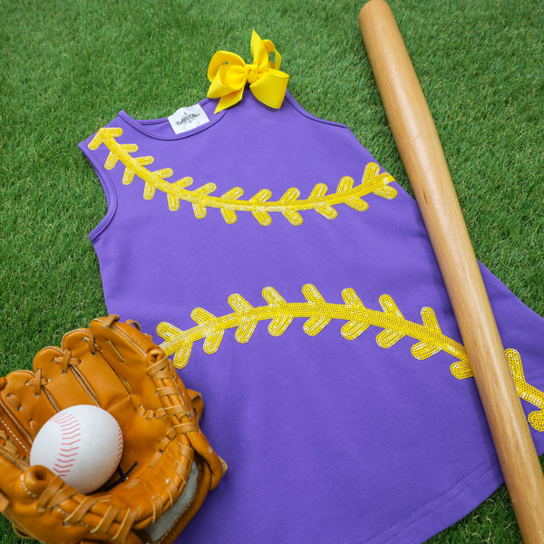 Purple Baseball Dress