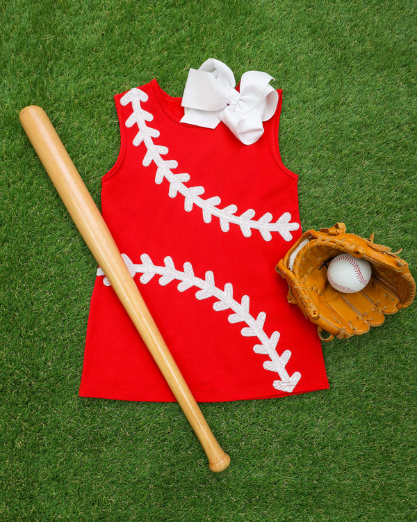 Red Baseball Dress