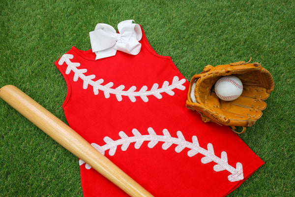 Red Baseball Dress