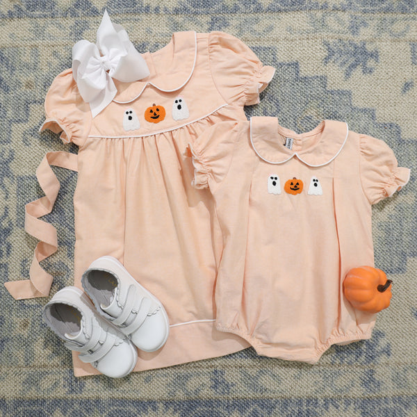 Emb Pumpkin & Ghost Dress