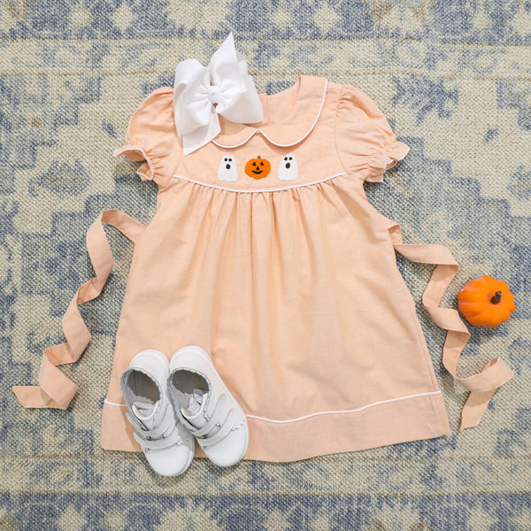 Emb Pumpkin & Ghost Dress