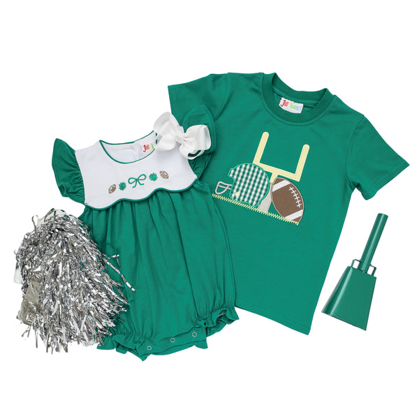 Team Spirit Scallop Bubble- Kelly Green