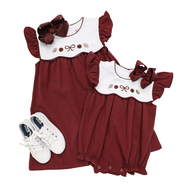 Team Spirit Scallop Bubble- Maroon