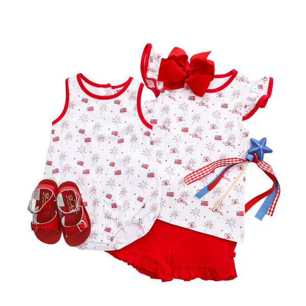 Fireworks and Freedom Flutter Short Set