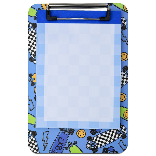 Skate Board Clipboard Stationery Set