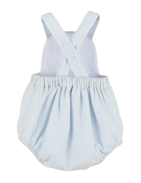 Cuddle Cotton Vintage Overall- Blue