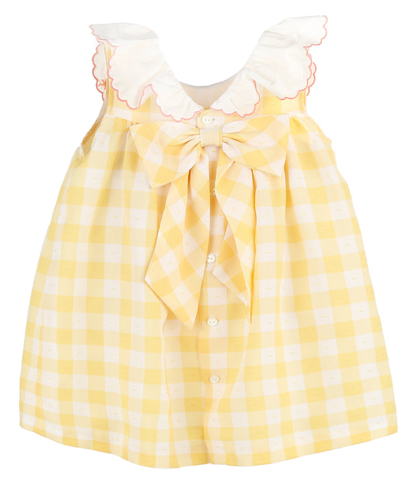 Citrus Blooms Dress- Yellow