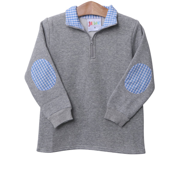 1/4 Zip Pullover - Gray