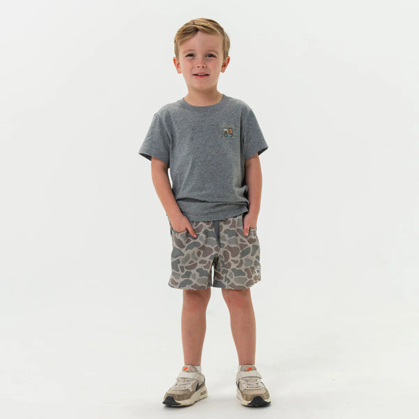 Youth Athletic Short- Classic Deer Camo