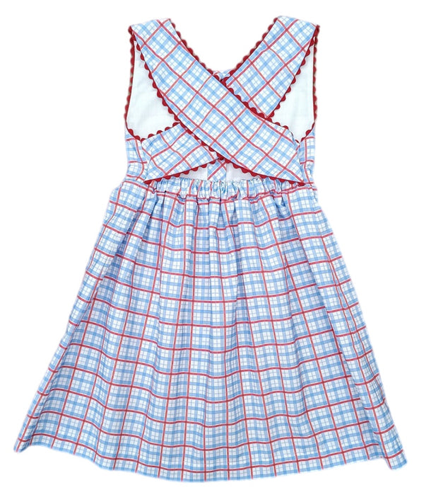 Patriotic Plaid Sammy Dress