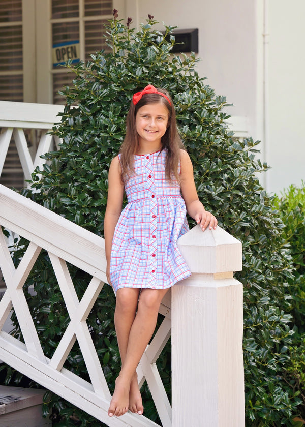 Patriotic Plaid Sammy Dress